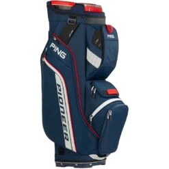 Ping Pioneer Cart Bag 11 Ping Pioneer Cart Bag -EliteGolf Store ping 2024 pioneer cart bag navy platinum red itempicture