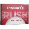 Pinnacle Rush White Personalized Golf Balls -EliteGolf Store pinnacle rush 12 pack white golf balls 2019 itempicture