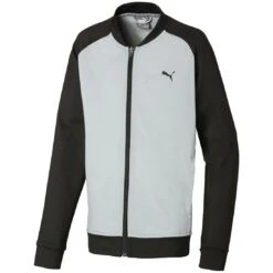 Puma Boys Full Zip Jacket -EliteGolf Store puma 2021 boys full zip jacket quarry itempicture