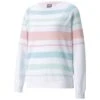Puma Women's Ribbon Sweater -EliteGolf Store puma 2021 womens ribbon sweater parfait pink itempicture