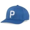 Puma P 110 Snapback Hat 2 Puma P 110 Snapback Hat -EliteGolf Store puma 2022 p snapback hat bright cobalt white itempicture
