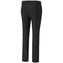 Puma Women's Golf Pants -EliteGolf Store puma 2022 womens golf pants black back itempicture