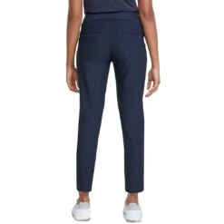 Puma Women's PWRSHAPE Pants 14 Puma Women's PWRSHAPE Pants -EliteGolf Store puma 2022 womens pwrshape pants navy blazer model back itempicture