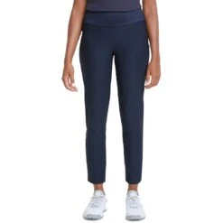 Puma Women's PWRSHAPE Pants 13 Puma Women's PWRSHAPE Pants -EliteGolf Store puma 2022 womens pwrshape pants navy blazer model itempicture