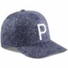 Puma Caddy P Hat -EliteGolf Store puma 2023 caddy p hat navy blazer itempicture