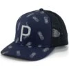 Puma Pineapples Trucker P Hat -EliteGolf Store puma 2023 pineapples trucker p hat navy blazer itempicture