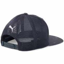 Puma Volition Take Off Hat -EliteGolf Store puma 2023 volition take off hat navy blazer back itempicture