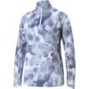 Puma Women's YOU-V Cloud Quarter Zip -EliteGolf Store puma 2023 womens you v cloud quarter zip navy blazer itempicture