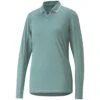 Puma Women's YOU-V Long Sleeve Polo -EliteGolf Store puma 2023 womens you v long sleeve polo day dream itempicture