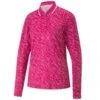 Puma Women's YOU-V Whitewater Long Sleeve Polo -EliteGolf Store puma 2023 womens you v whitewater long sleeve polo orchid shadow itempicture