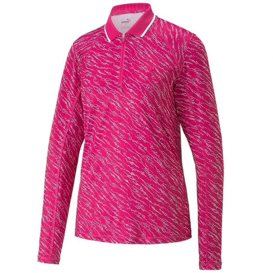 Puma Women's YOU-V Whitewater Long Sleeve Polo 3 Puma Women's YOU-V Whitewater Long Sleeve Polo