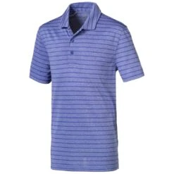 Puma Boys Rotation Stripe Polo -EliteGolf Store puma boys rotation stripe polo dazzling blue