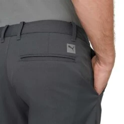 Puma Dealer 10 Inch Shorts -EliteGolf Store puma dealer 10 inch shorts strong grey detail itempicture