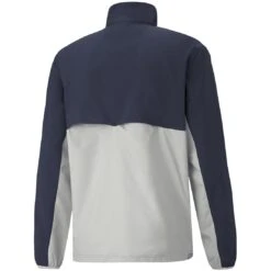 Puma First Mile Wind Jacket -EliteGolf Store puma first mile wind jacket navy blazer high rise back itempicture