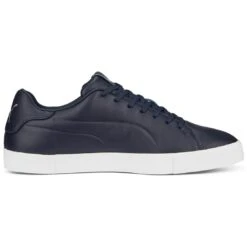 Puma Fusion Classic Golf Shoes Navy Blazer -EliteGolf Store puma fusion classic golf shoes navy 376982 03 profile1 itempicture