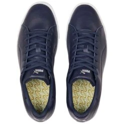 Puma Fusion Classic Golf Shoes Navy Blazer -EliteGolf Store puma fusion classic golf shoes navy 376982 03 top itempicture