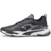 Puma GS-Fast Golf Shoes Black/Quiet Shade -EliteGolf Store puma gs fast golf shoes black quiet shade profile itempicture