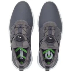 Puma Ignite Articulate Disc Golf Shoes Quiet Shade/Silver -EliteGolf Store puma ignite articulate disc golf shoes quiet shade silver top itempicture