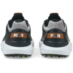 Puma Ignite Articulate Leather Golf Shoes Black -EliteGolf Store puma ignite articulate leather golf shoes black 376155 02 heel itempicture