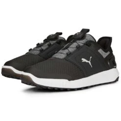 Puma Ignite Elevate Disc Golf Shoes Black/Silver 10 Puma Ignite Elevate Disc Golf Shoes Black/Silver -EliteGolf Store puma ignite elevate disc golf shoes black silver 376080 02 pair itempicture