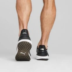 Puma Ignite Elevate Golf Shoes Black/Silver -EliteGolf Store puma ignite elevate golf shoes black silver 376077 02 mod2 itempicture