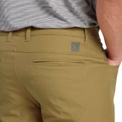 Puma Jackpot 5 Pocket Pants 17 Puma Jackpot 5 Pocket Pants -EliteGolf Store puma jackpot 5 pocket pants antique bronze detail model itempicture