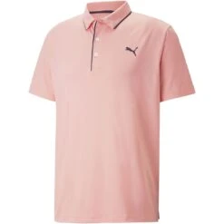 Puma MATTR Bridges Polo -EliteGolf Store puma mattr bridges polo flamingo pink itempicture