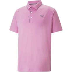 Puma MATTR Bridges Polo -EliteGolf Store puma mattr bridges polo pink mist itempicture