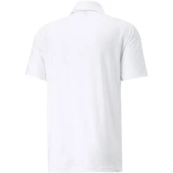 Puma MATTR Grind Polo 9 Puma MATTR Grind Polo -EliteGolf Store puma mattr grind polo bright white evening sky back itempicture
