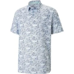 Puma MATTR Seaplanes Polo -EliteGolf Store puma mattr seaplanes polo navy blazer front itempicture