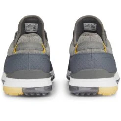 Puma Proadapt Alphacat Golf Shoes Quiet Shade/Silver/Yellow Sizzle -EliteGolf Store puma proadapt alphacat shoes quiet shade silver yellow 195695 08 heel itempicture