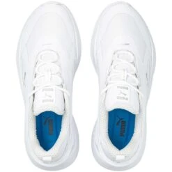 Puma Women's GS-Fast Golf Shoes White/White -EliteGolf Store puma womens gs fast golf shoes white white top itempicture