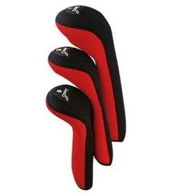 Pro Active Sports Stealth Headcovers 3-Pack -EliteGolf Store red 7366