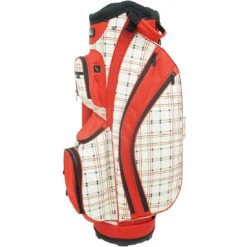 RJ Sports Women's Paradise Cart Bag -EliteGolf Store rj sports 2023 paradise cart bag cherry plaid left itempicture