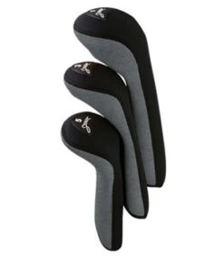 Pro Active Sports Stealth Headcovers 3-Pack -EliteGolf Store silver 7367