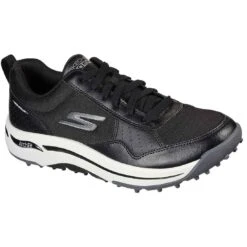 Skechers GO GOLF Arch Fit Line Up Golf Shoes Black/White 8 Skechers GO GOLF Arch Fit Line Up Golf Shoes Black/White -EliteGolf Store skechers go golf arch fit line up golf shoes black white toe