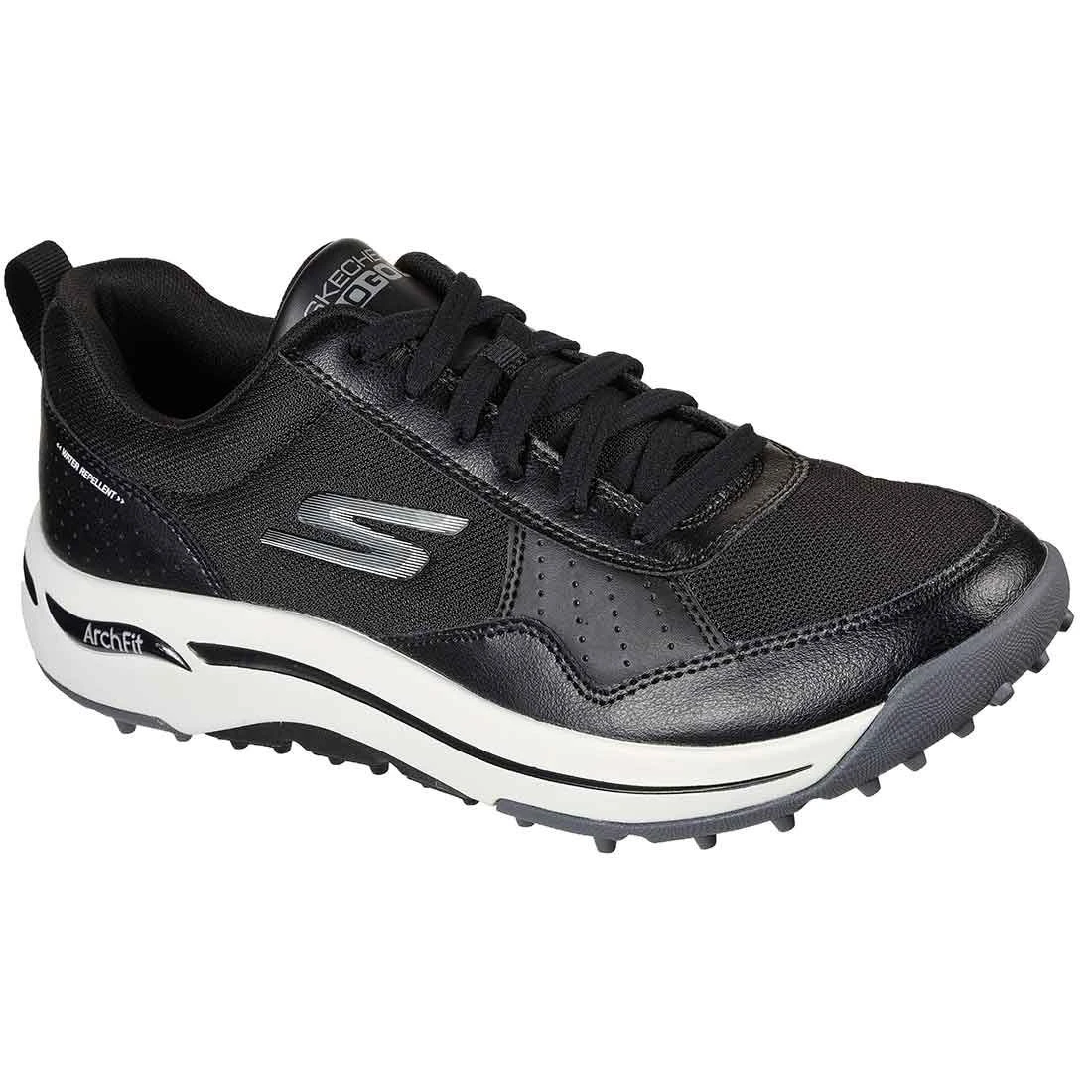 Skechers GO GOLF Arch Fit Line Up Golf Shoes Black/White 5 Skechers GO GOLF Arch Fit Line Up Golf Shoes Black/White - Image 3