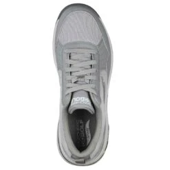 Skechers GO GOLF Arch Fit Line Up Golf Shoes Grey -EliteGolf Store skechers go golf arch fit line up golf shoes grey top