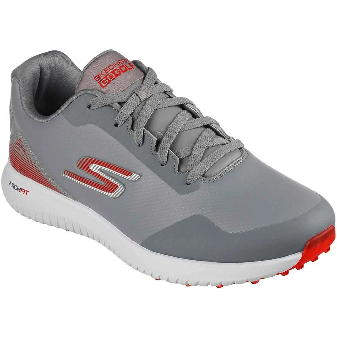 Skechers GO GOLF Max 2 Golf Shoes Grey/Red 5 Skechers GO GOLF Max 2 Golf Shoes Grey/Red - Image 3