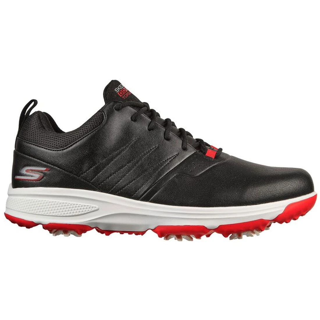 Skechers GO GOLF Torque Pro Golf Shoes Black/Red 3 Skechers GO GOLF Torque Pro Golf Shoes Black/Red