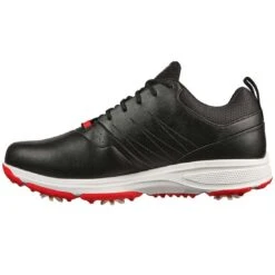 Skechers GO GOLF Torque Pro Golf Shoes Black/Red 11 Skechers GO GOLF Torque Pro Golf Shoes Black/Red -EliteGolf Store skechers go golf torque pro golf shoes black red side