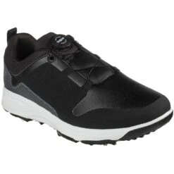 Skechers GO GOLF Torque Twist Golf Shoes Black 9 Skechers GO GOLF Torque Twist Golf Shoes Black -EliteGolf Store skechers go golf torque twist golf shoes black red front itempicture