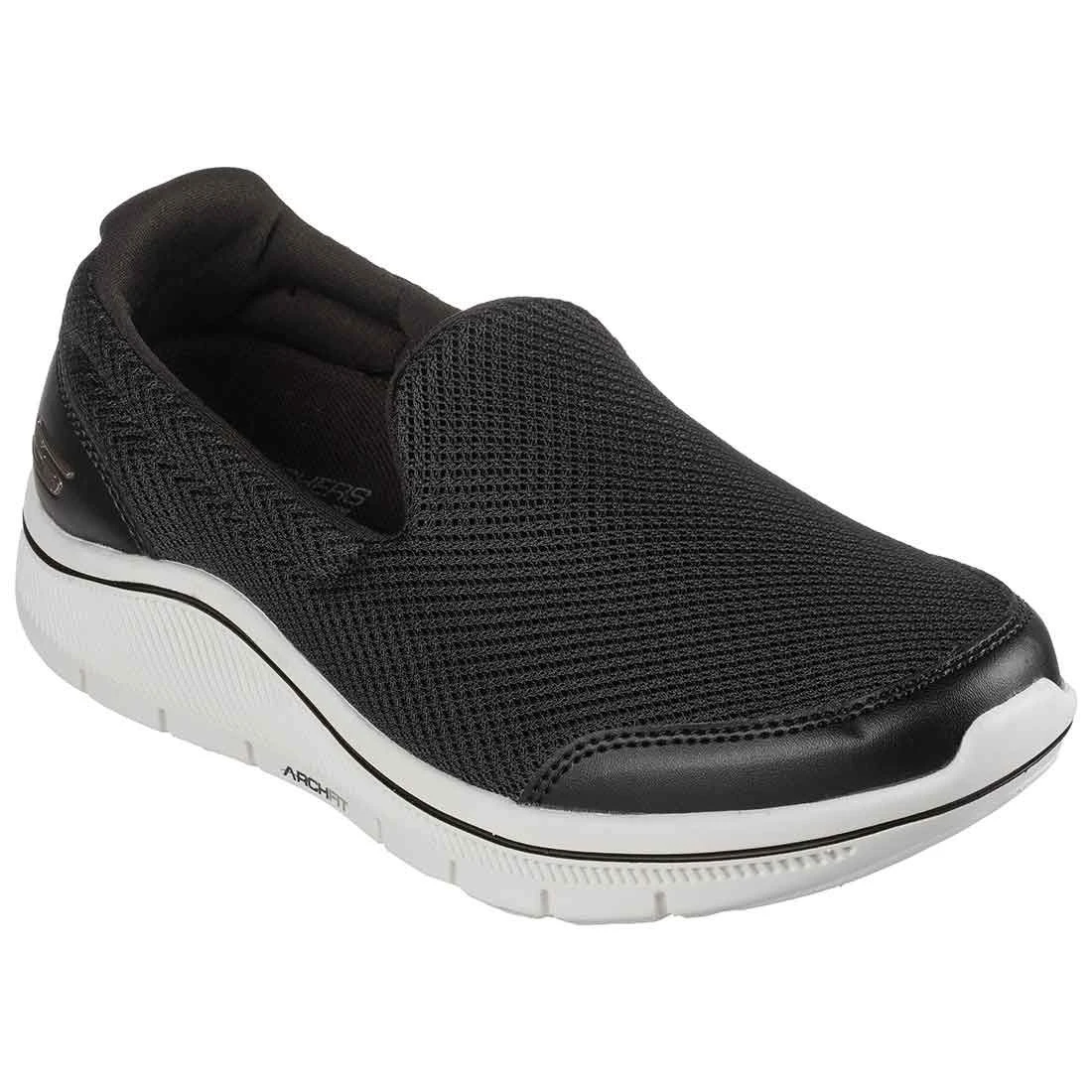 Skechers Women's GO GOLF Arch Fit Walk Relaxed Fit Golf Shoes Black/White 5 Skechers Women's GO GOLF Arch Fit Walk Relaxed Fit Golf Shoes Black/White - Image 3