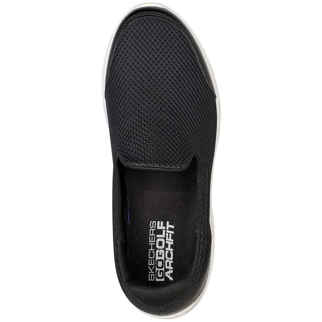 Skechers Women's GO GOLF Arch Fit Walk Relaxed Fit Golf Shoes Black/White 6 Skechers Women's GO GOLF Arch Fit Walk Relaxed Fit Golf Shoes Black/White - Image 4
