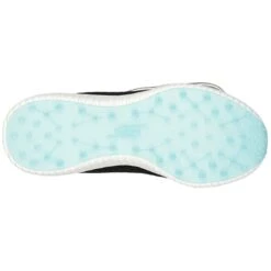 Skechers Women's GO GOLF Max Fairway 3 Golf Shoes Black/Turquoise -EliteGolf Store skechers womens go golf max fairway 3 golf shoes black turquoise sole itempicture