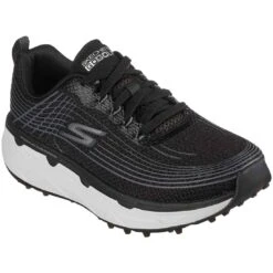 Skechers Women's GO GOLF Ultra Max Golf Shoes Black -EliteGolf Store skechers womens go golf ultra max golf shoes black front itempicture