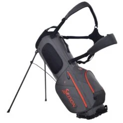 Srixon Ultra Light Stand Bag -EliteGolf Store srixon 2021 ultra light stand bag grey orange back