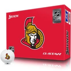 Srixon Q-Star NHL Golf Balls 12 Srixon Q-Star NHL Golf Balls -EliteGolf Store srixon q star nhl golf balls ottawa senators itempicture