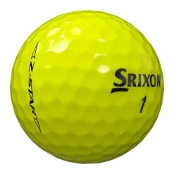 Srixon Z-Star 8 Yellow Golf Balls -EliteGolf Store srixon z star 8 yellow golf balls stamp itempicture 1