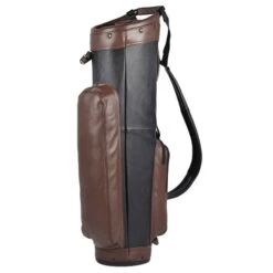 Sun Mountain Leather Cart Bag -EliteGolf Store sun mountain 2019 leather cart bag black brown 02
